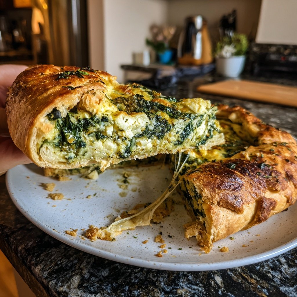 Savory Spinach and Cheese Pie