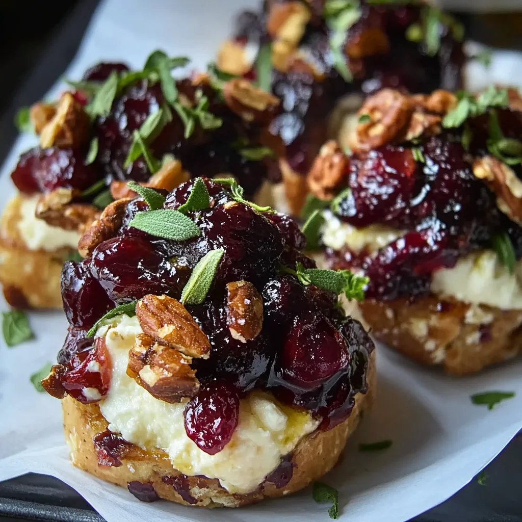 Cranberry Pecan Goat Cheese Appetizer