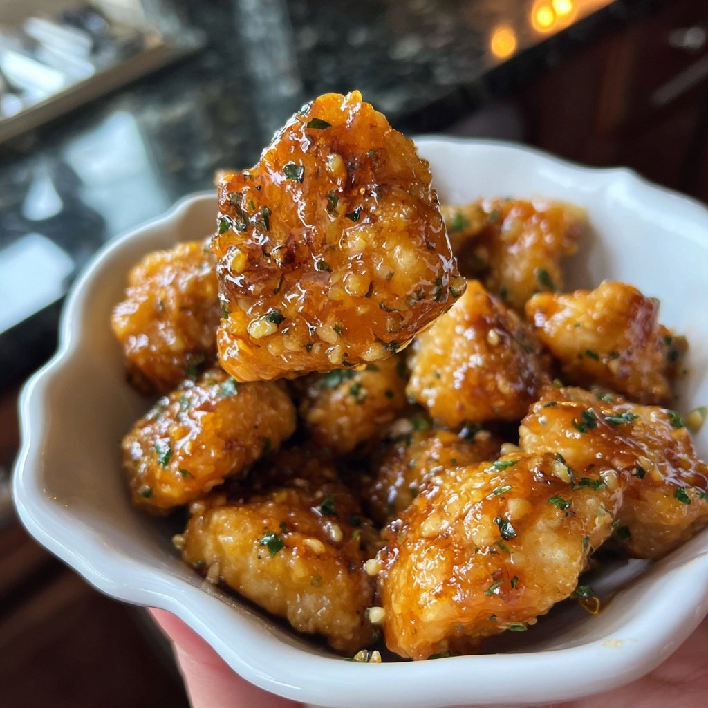 Honey Garlic Chicken Bites