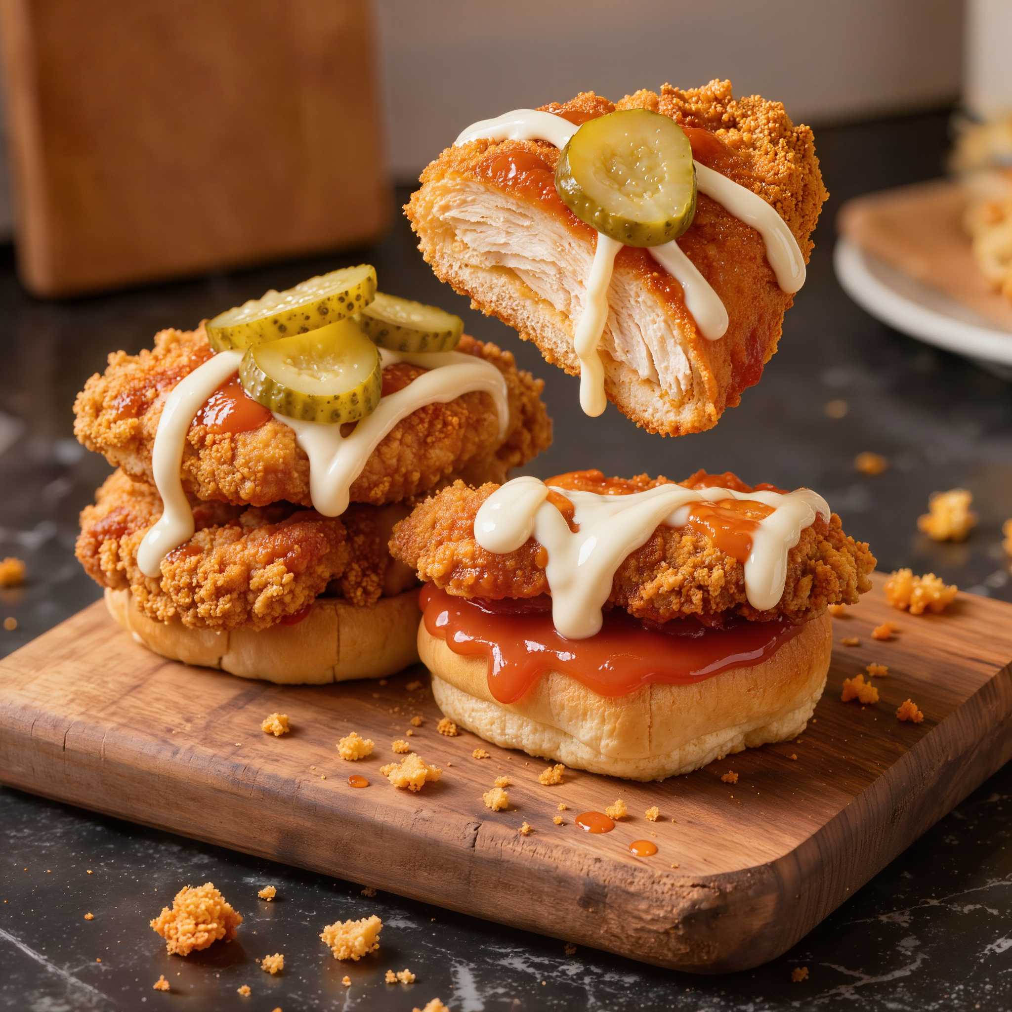 Southern Fried Chicken Sliders