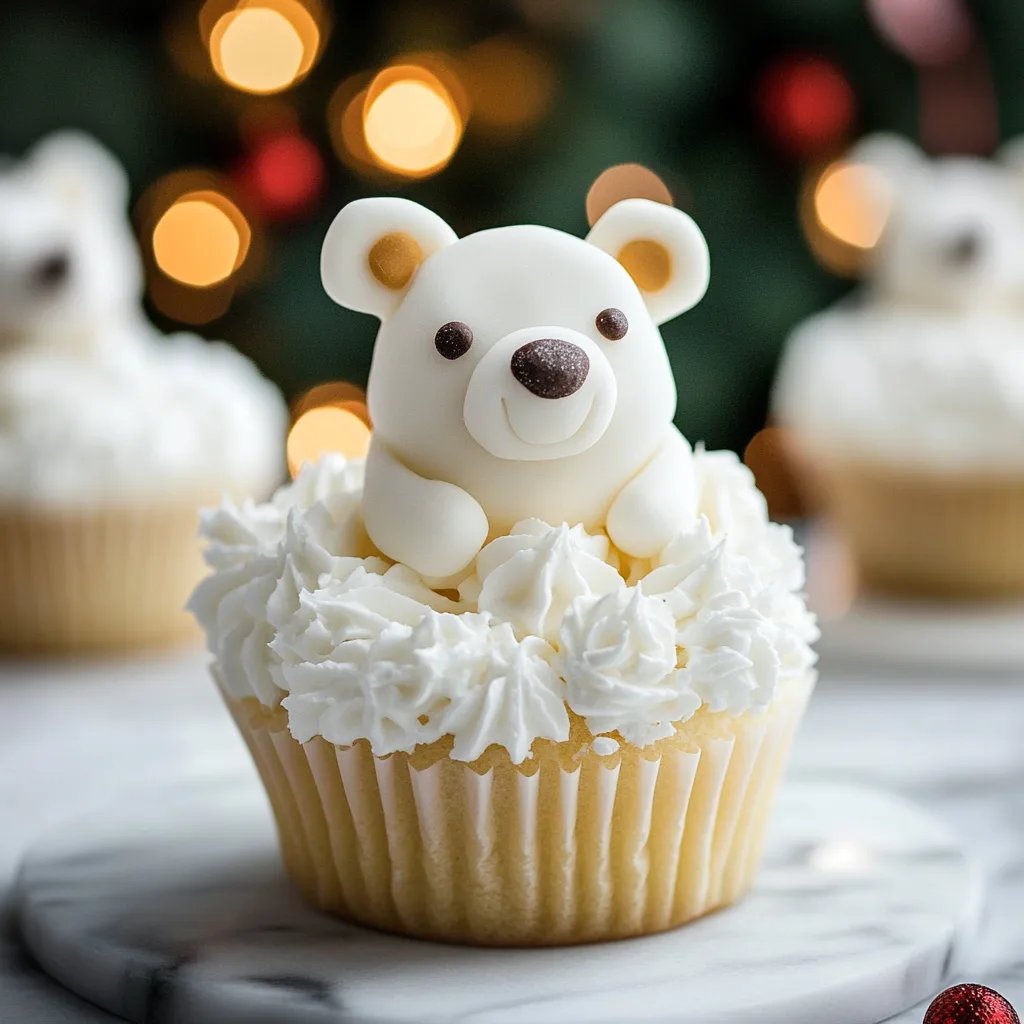 Christmas Polar White Bear Cupcakes: An Incredible Ultimate Recipe