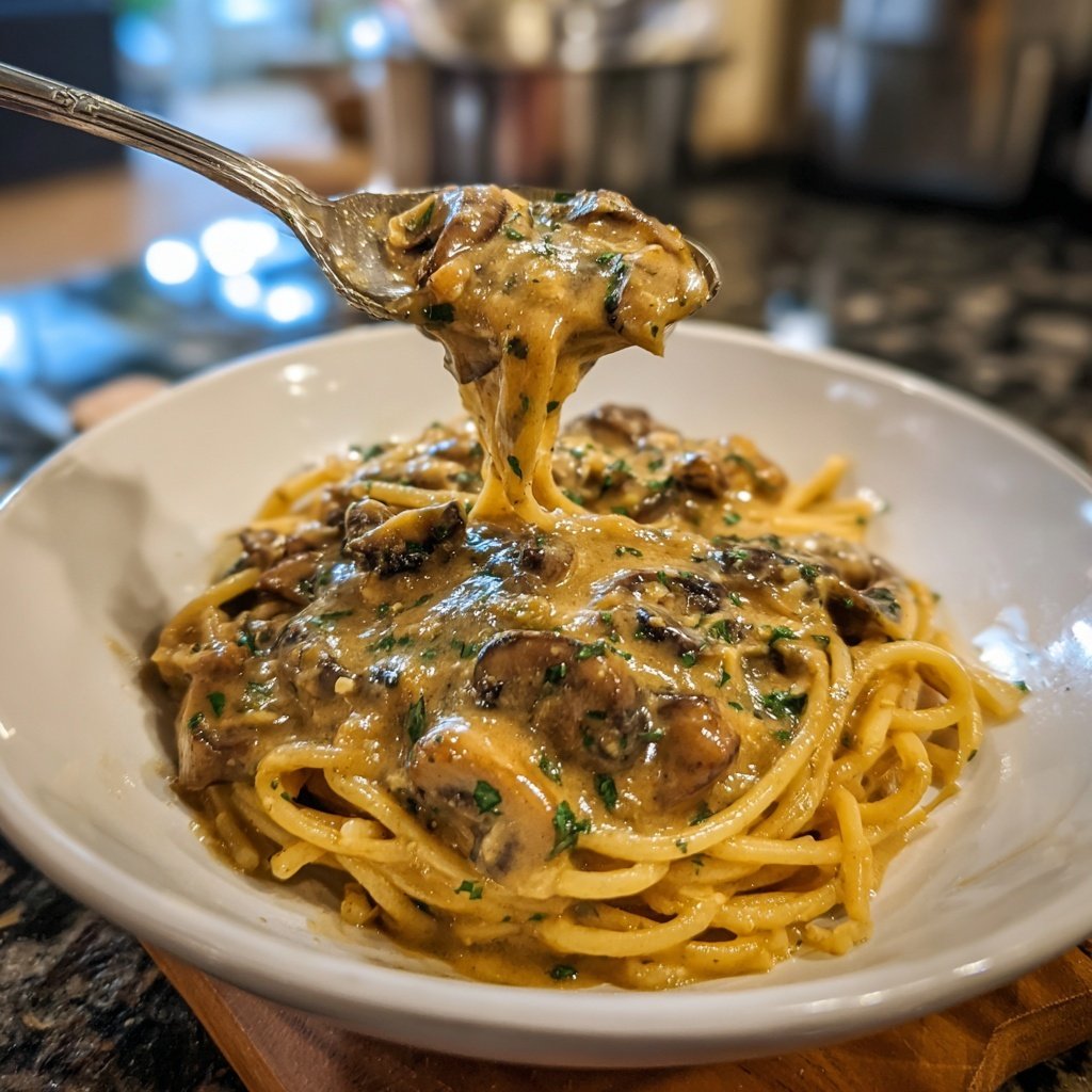 Miso Mushroom Umami Pasta Sauce