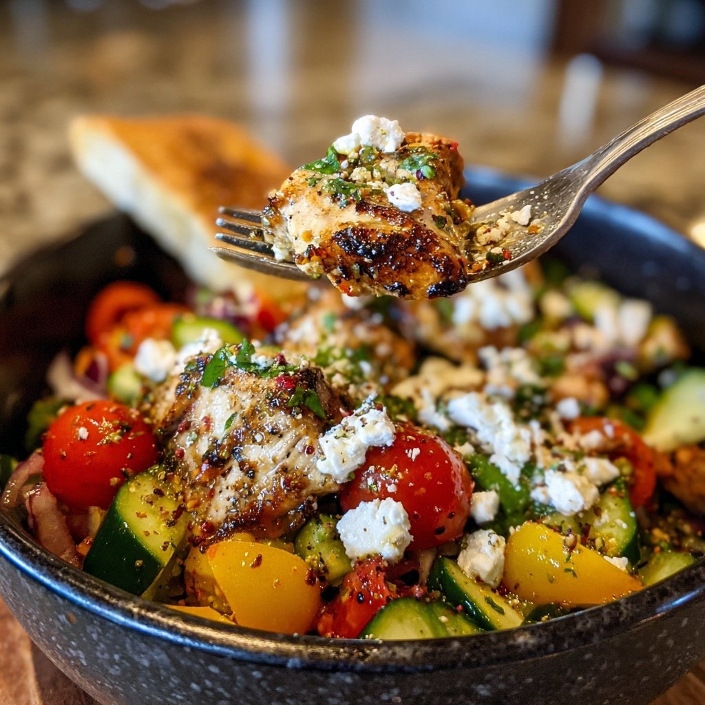 Greek Chicken Power Bowls
