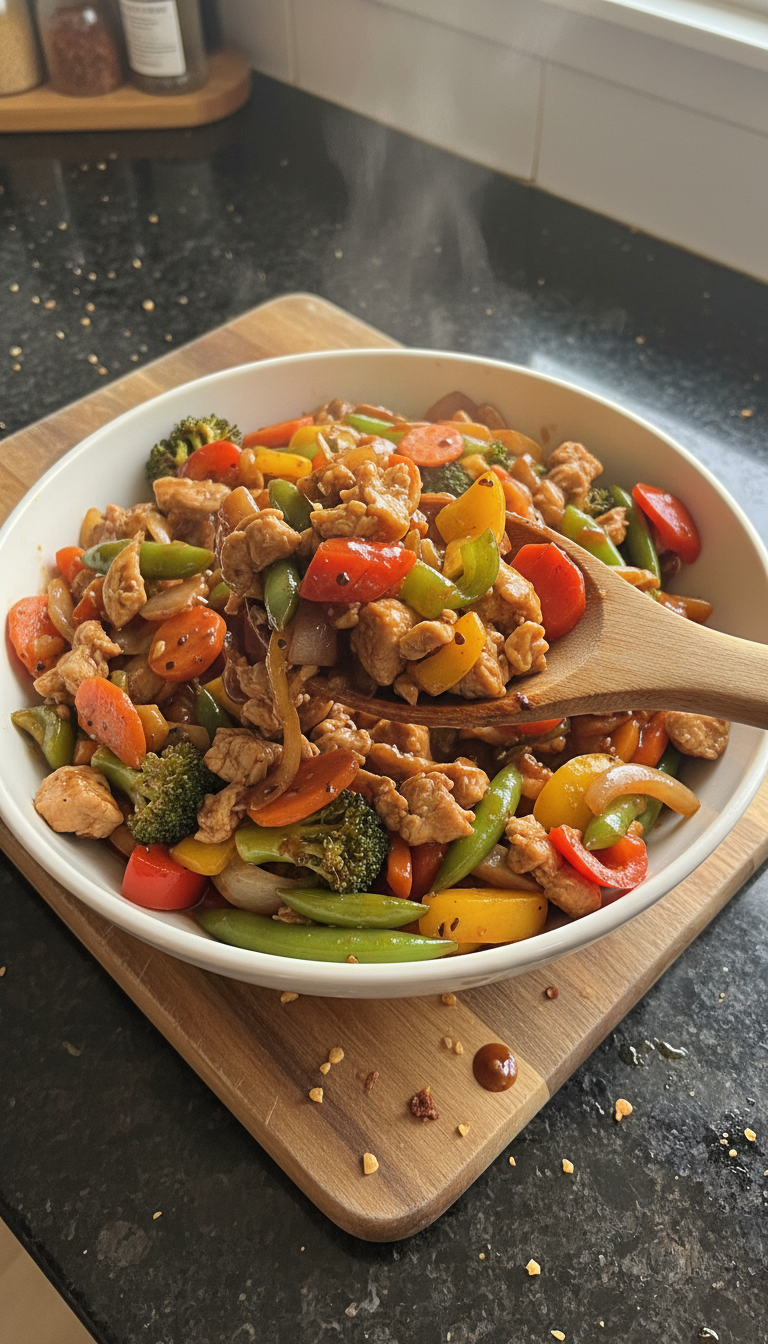 Hearty Turkey and Vegetable Stir Fry