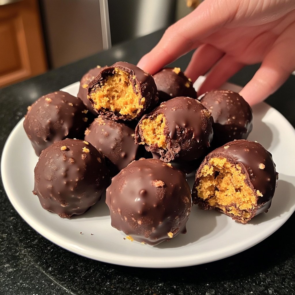 The Best Pumpkin Oreo Balls