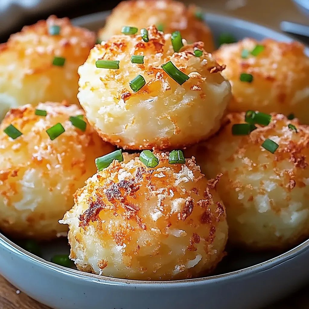 Cheesy Mashed Potato Puffs