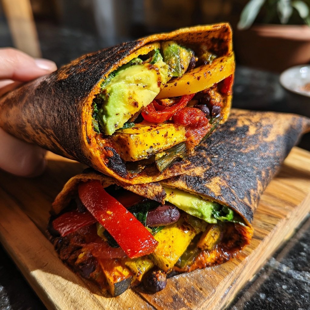 Smoky Chipotle Veggie Wraps