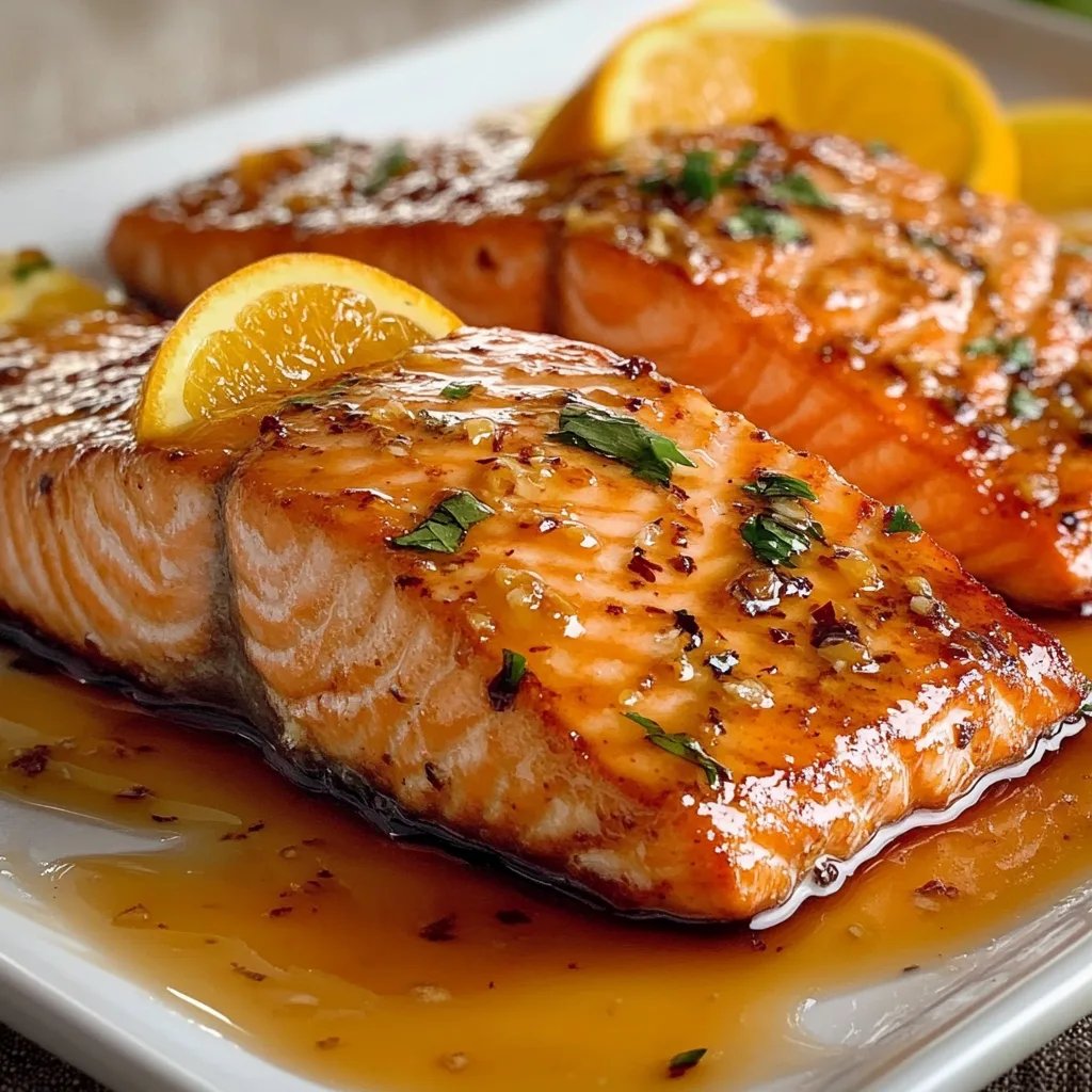 Orange Glazed Salmon
