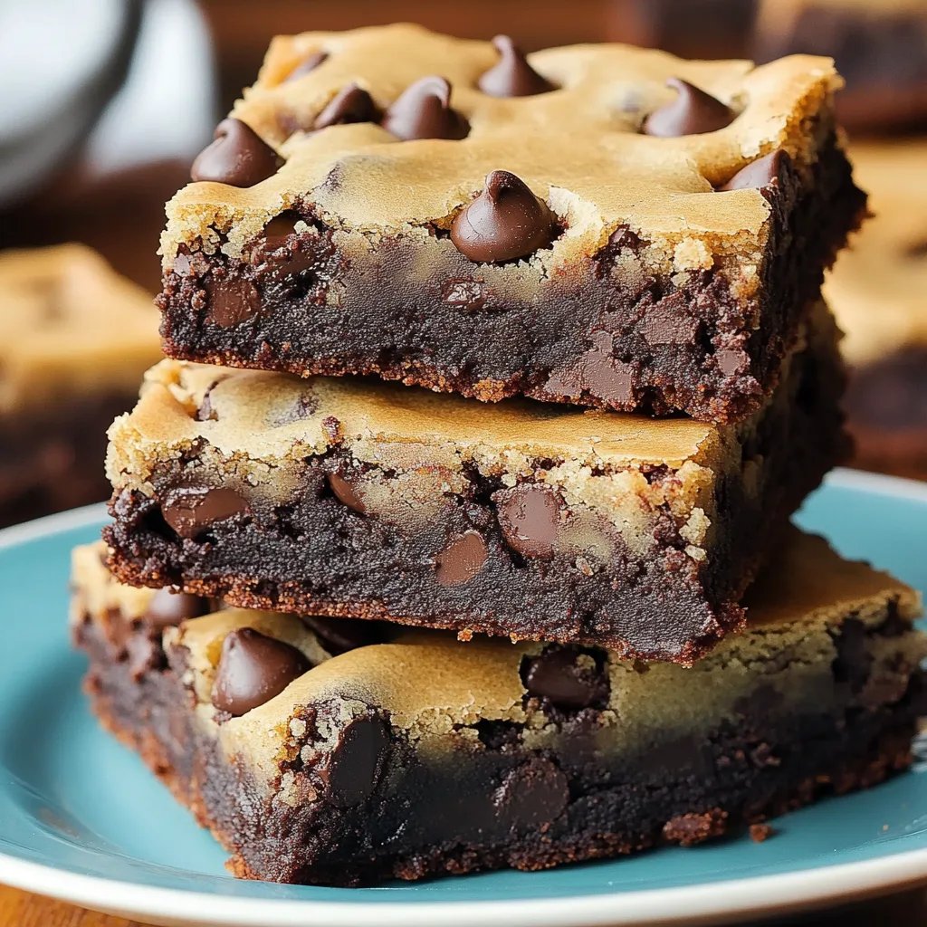 Chocolate Chip Cookie Brownies: An Incredible Ultimate Recipe