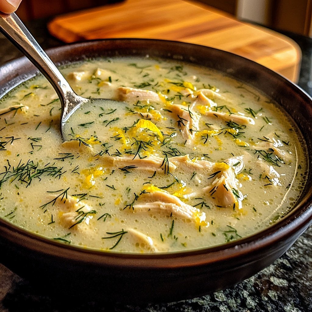 Greek Lemon Chicken Soup