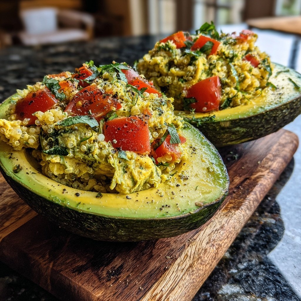 Stuffed Avocado with Quinoa