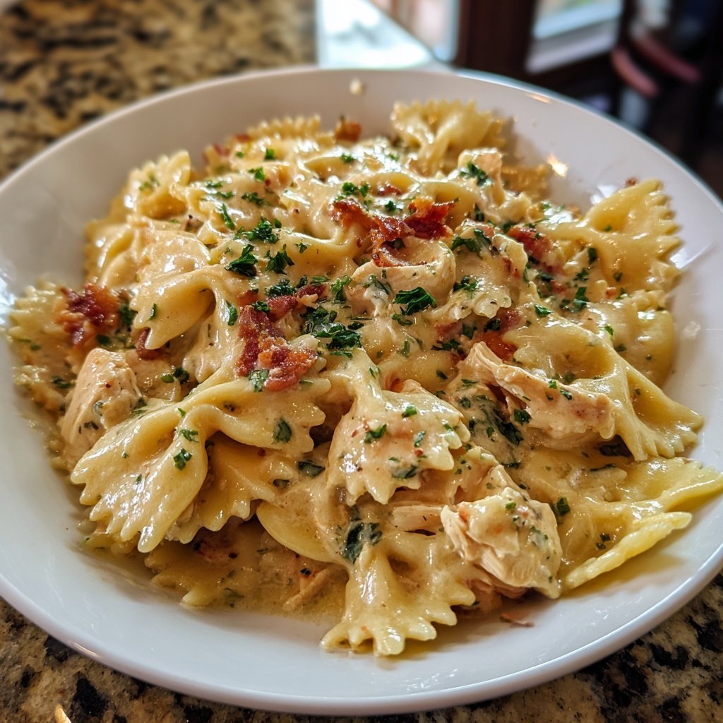 Creamy Marry Me Chicken Bowtie Pasta