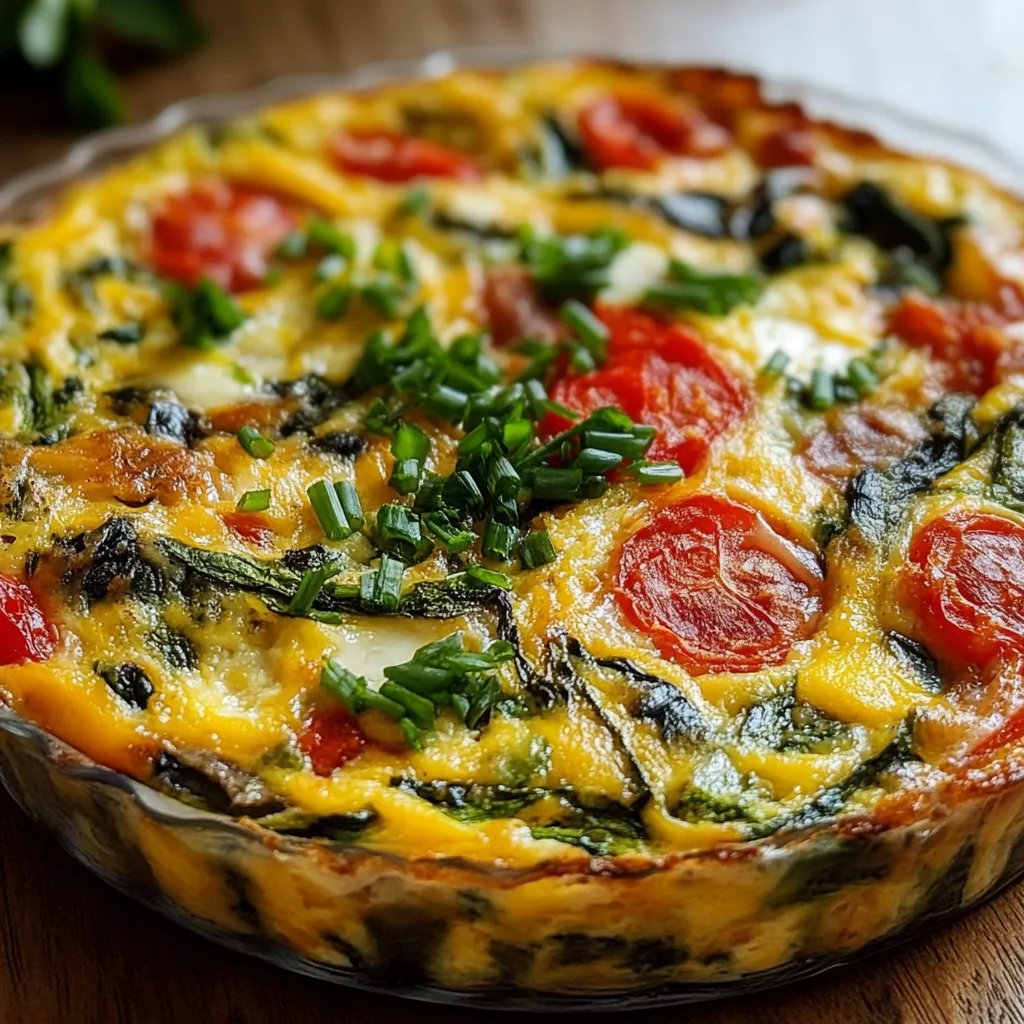 Crustless Veggie Quiche: The Amazing Ultimate Recipe for 6 Servings
