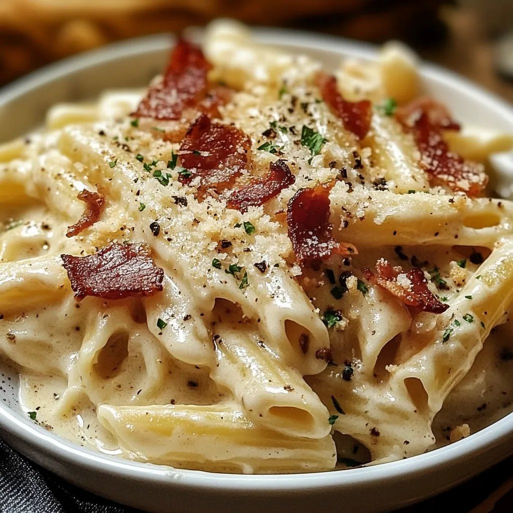 Perfect Creamy Bacon Pasta – Silky Sauce