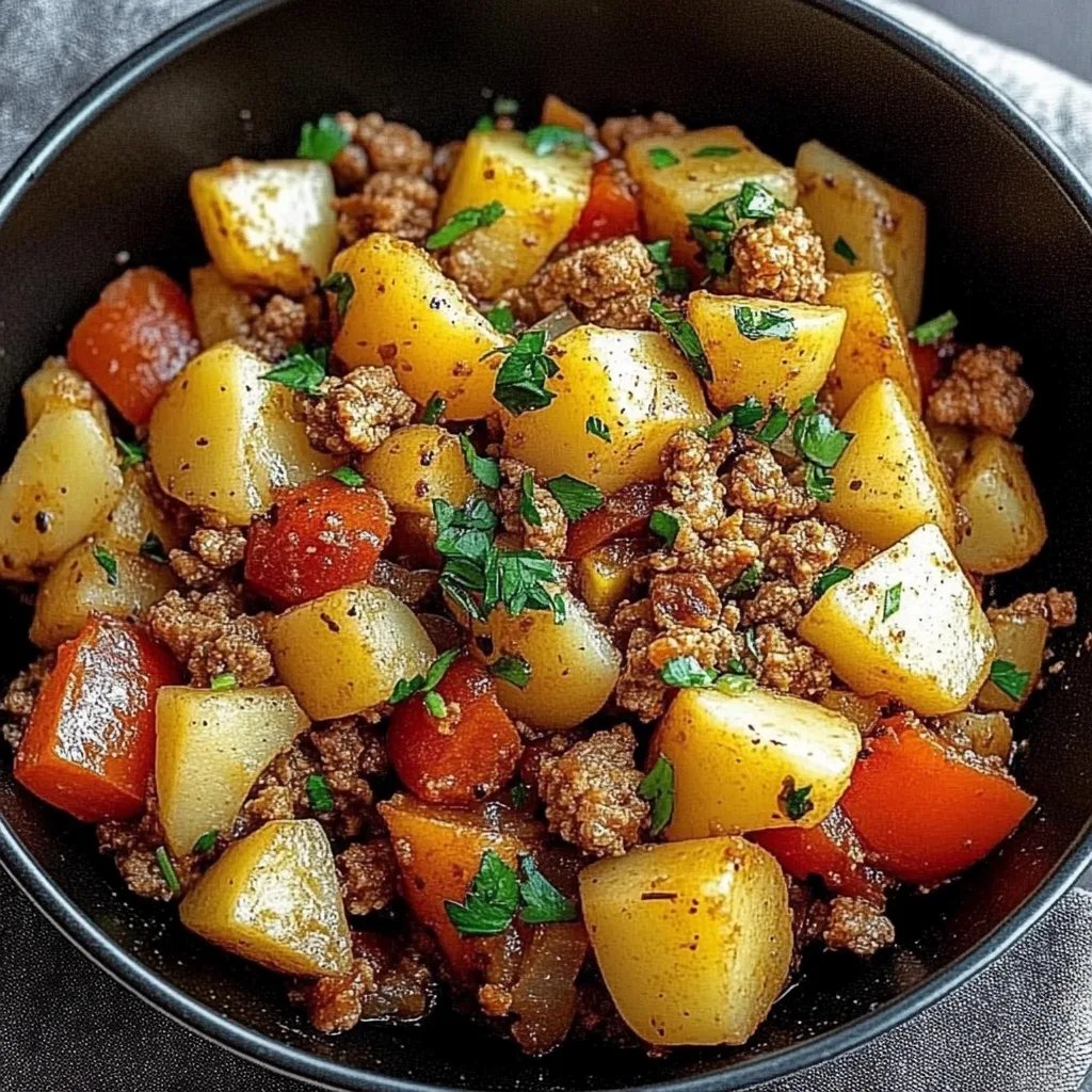Easy One-Pan Ground Turkey & Potatoes Meal: An Incredible 7-Ingredient Recipe