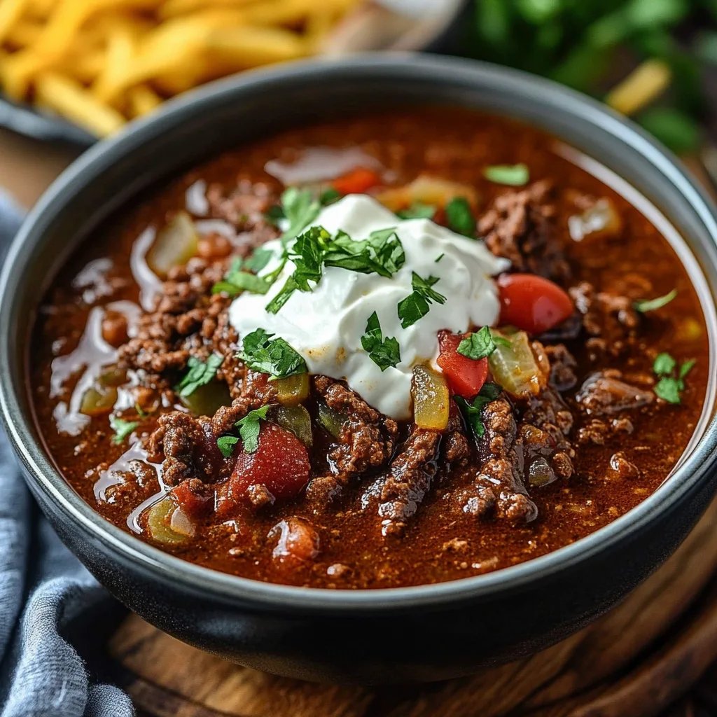 Texas Style Beef Chili