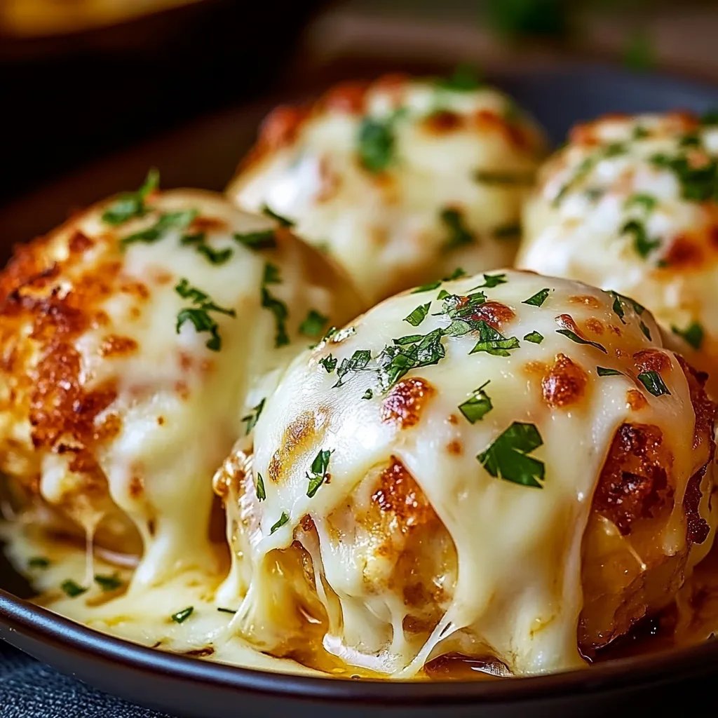 Melted Mozzarella & Ranch Chicken Bombs