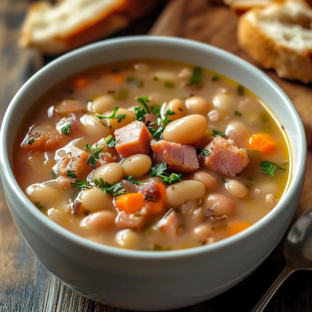 Old-Fashioned Ham and Bean Soup