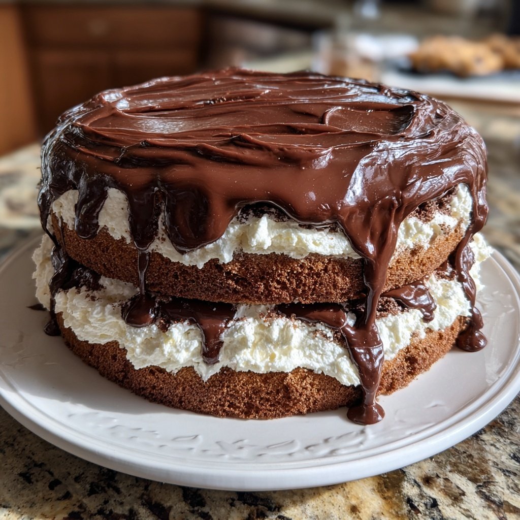 Decadent Chocolate Layered Shortcake