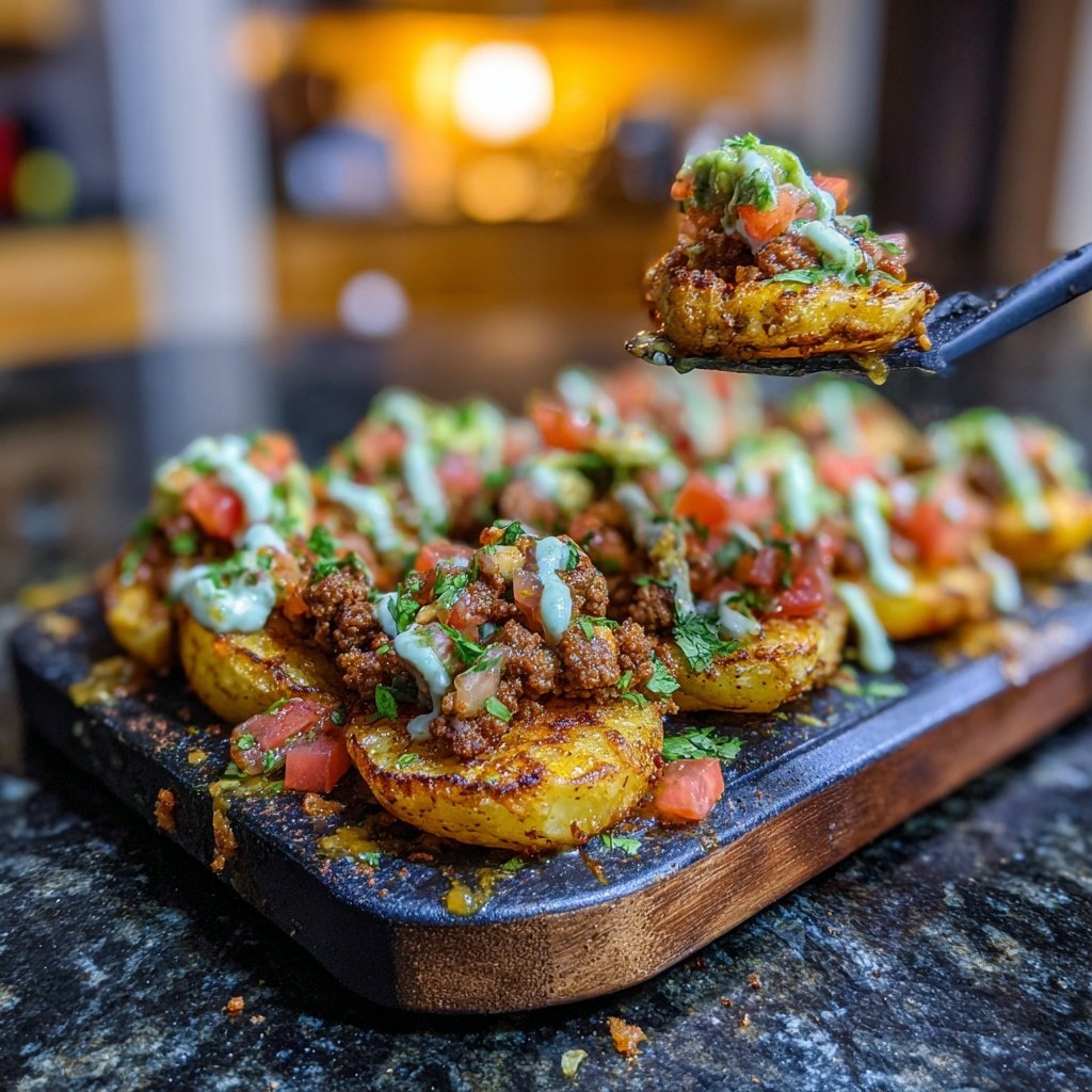 Crunchy Taco Airfried Potatoes