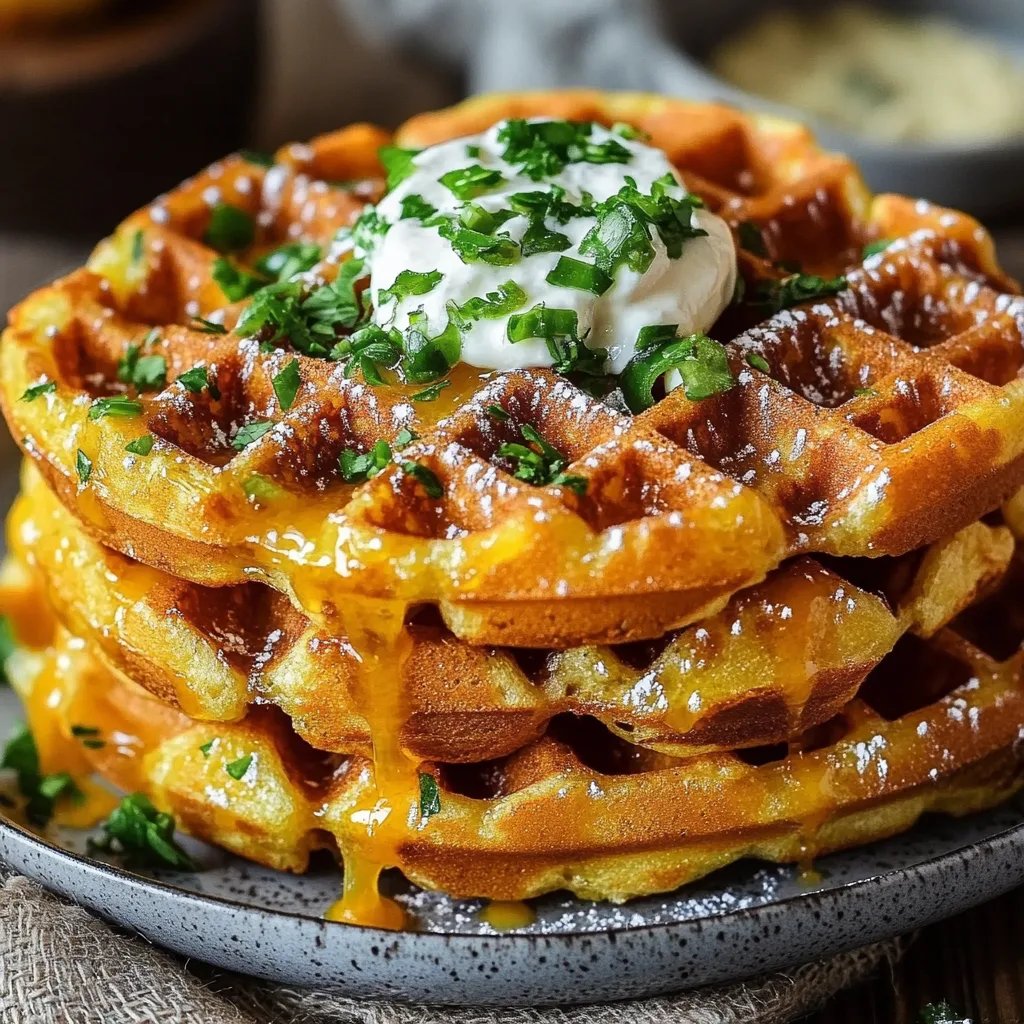 Spicy Cheddar Jalapeño Cornbread Waffles: An Incredible Ultimate Recipe