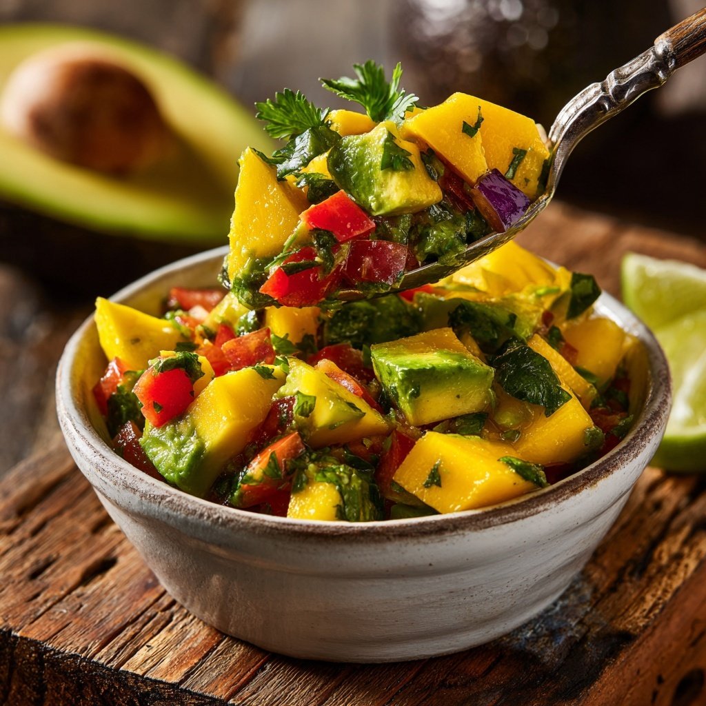 Avocado and Mango Salsa