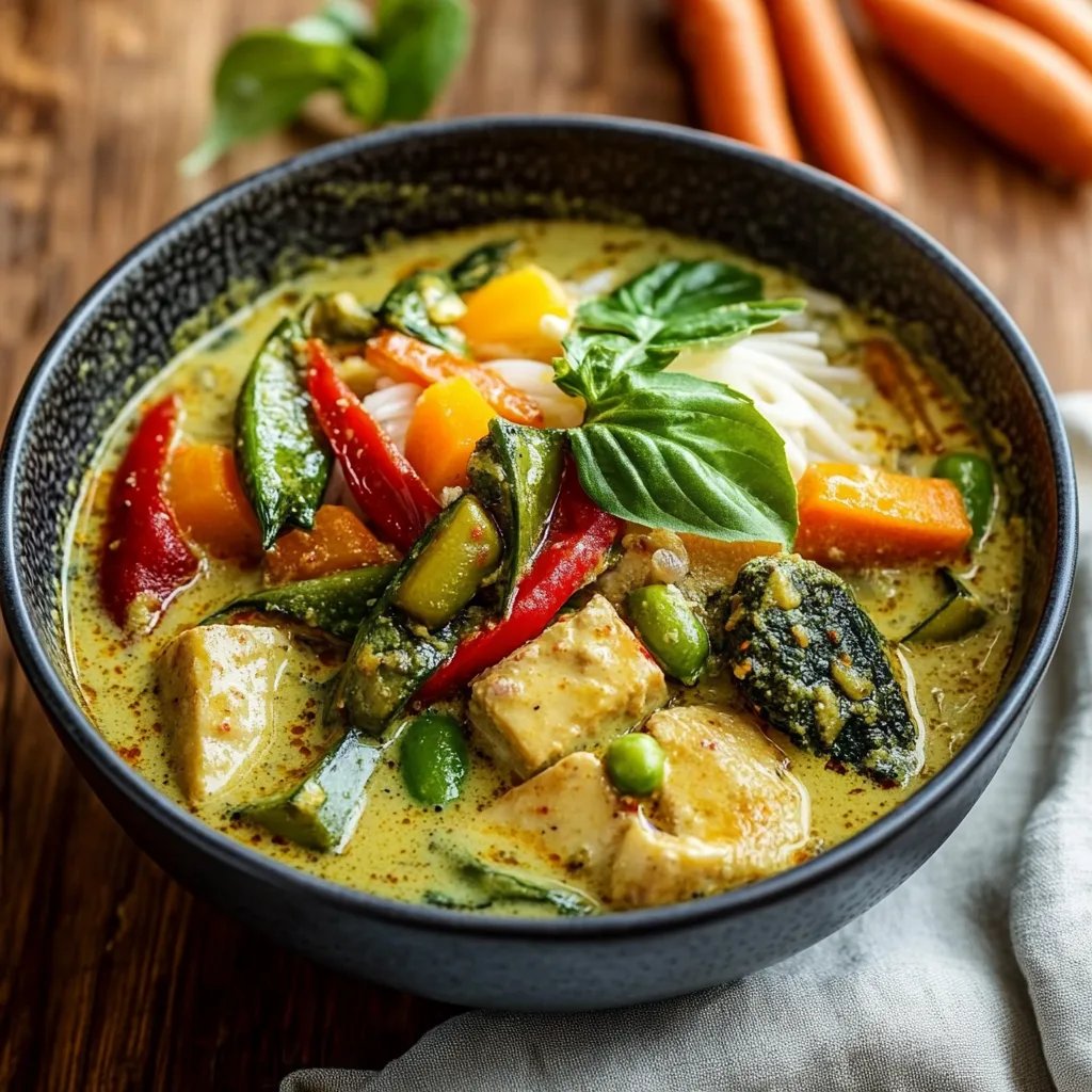 Thai Green Curry with Vegetables