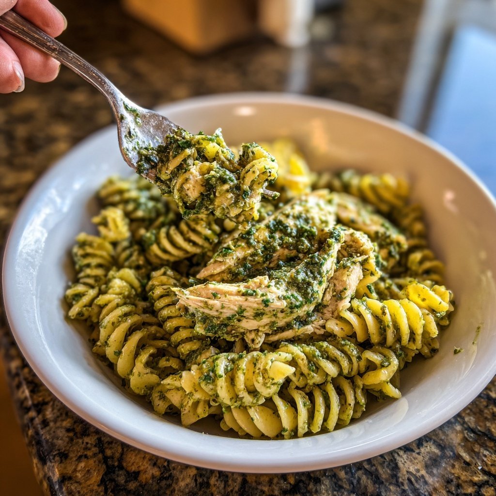 Creamy Pesto Chicken Pasta