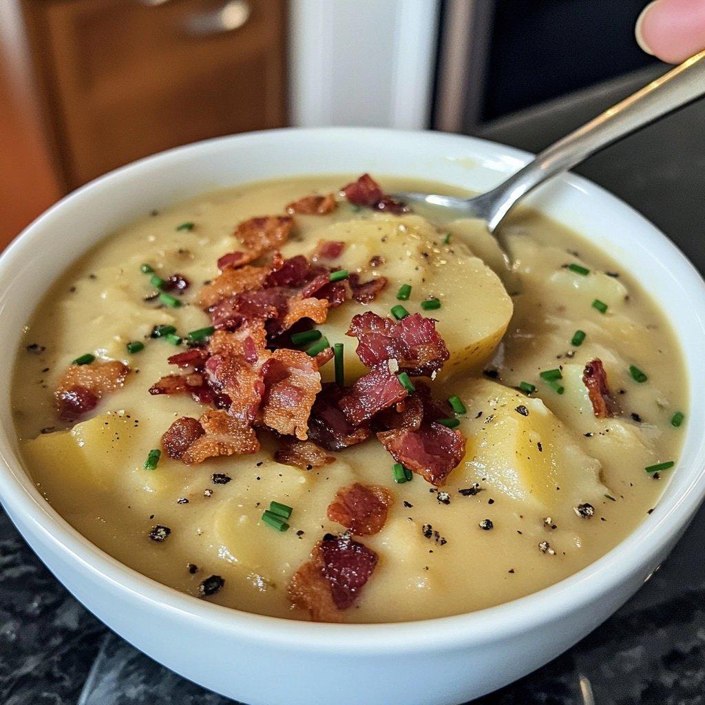 Creamy Potato Leek Soup for Cold Winter Nights