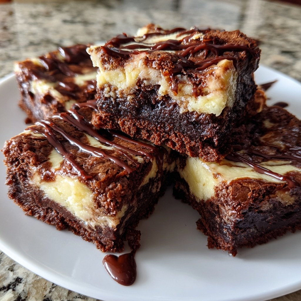 Chocolate Cottage Cheese Brownies Surprise