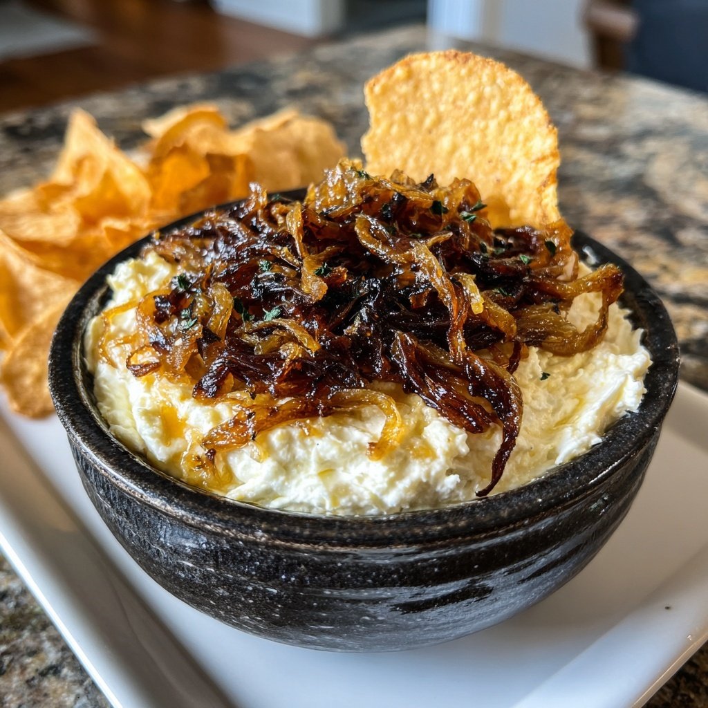 Caramelized Onion Dip Cream Cheese