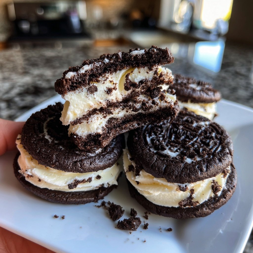 Oreo Cheesecake Cookies