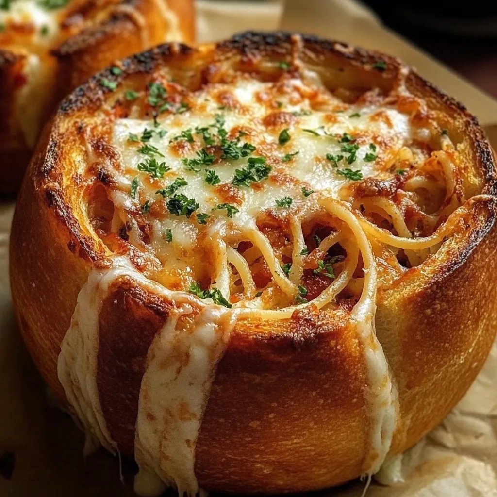 Spaghetti Garlic Bread Bowls: An Incredible Ultimate Recipe
