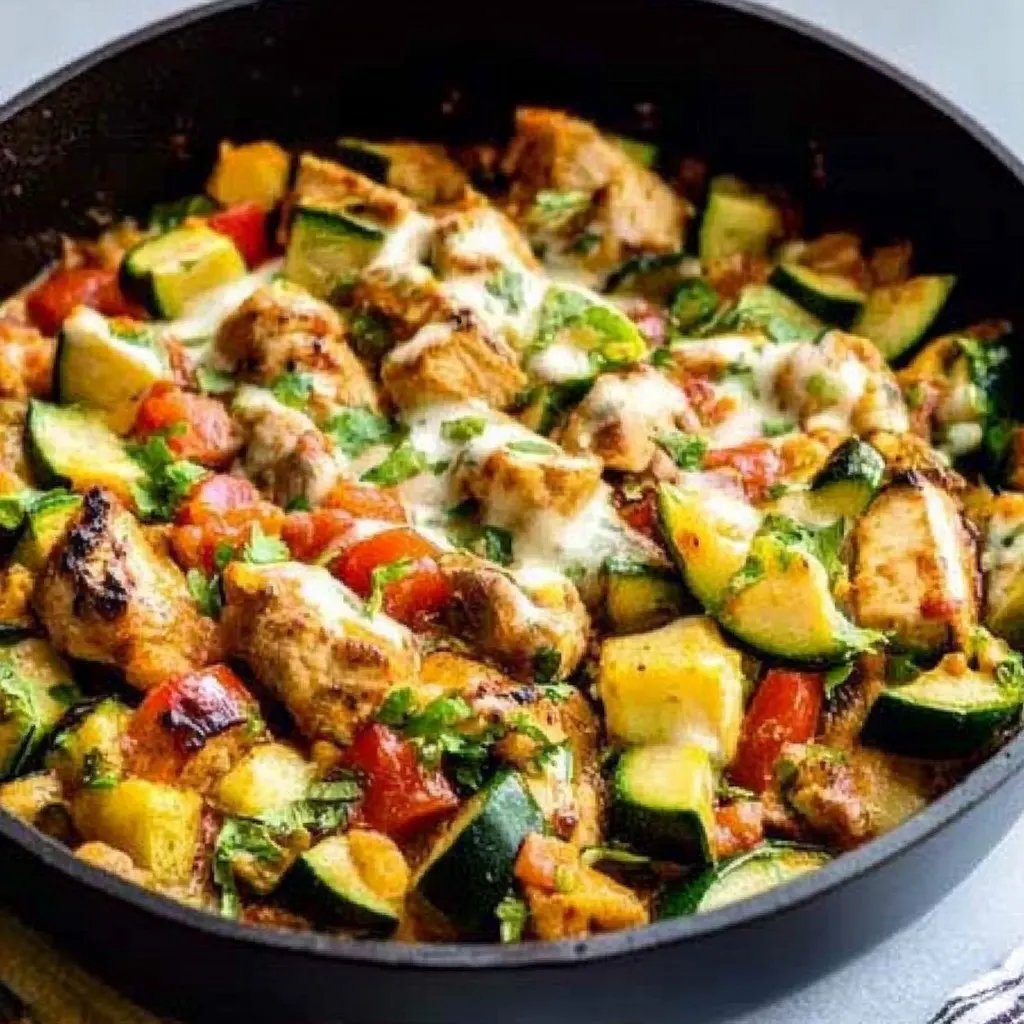 Tex Mex Chicken and Zucchini: An Incredible 7-Ingredient Recipe