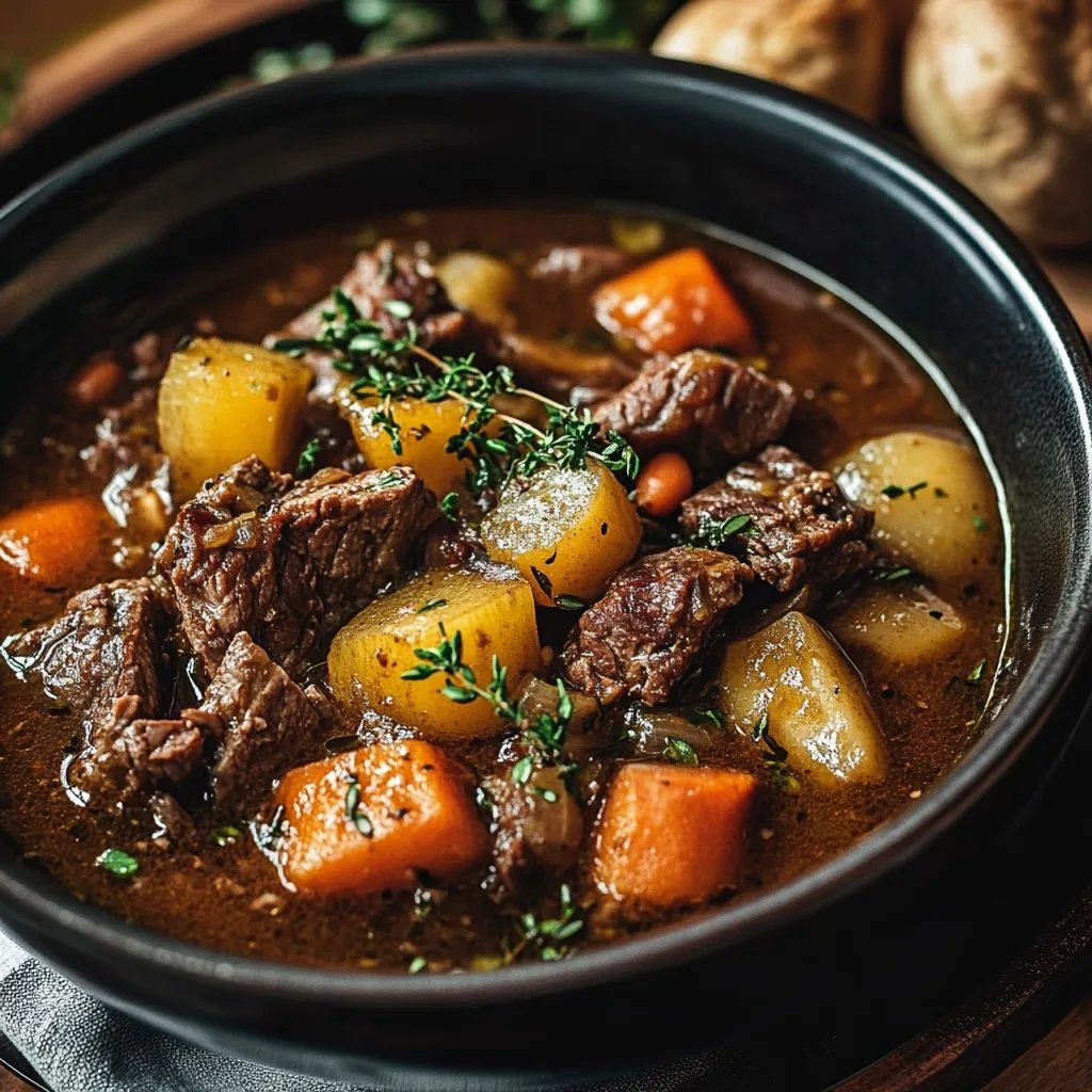 Easy Crock Pot Beef Stew Recipe