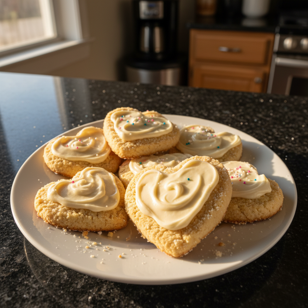 Charming Heart-Shaped Sugar Cookies