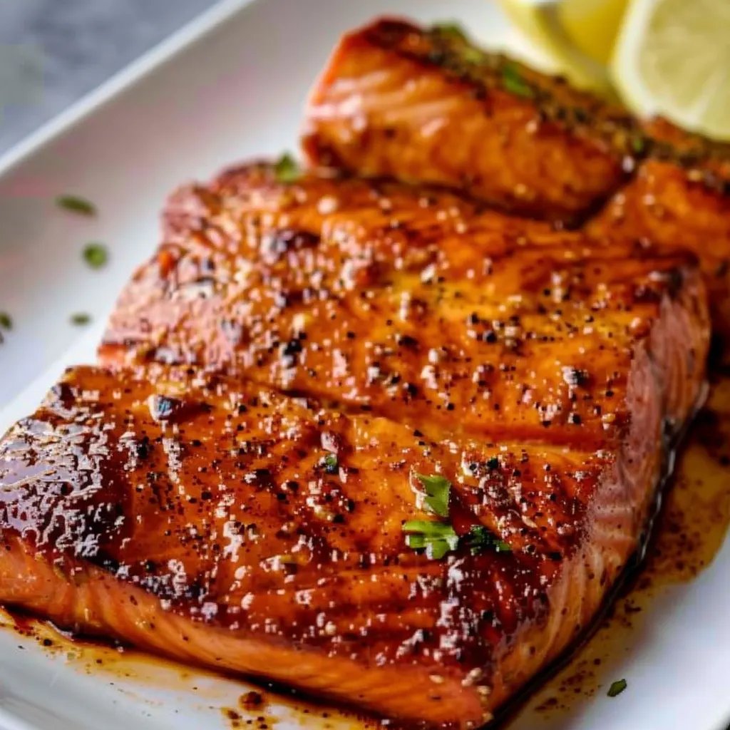 Sweet and Spicy Cajun Brown Sugar Salmon