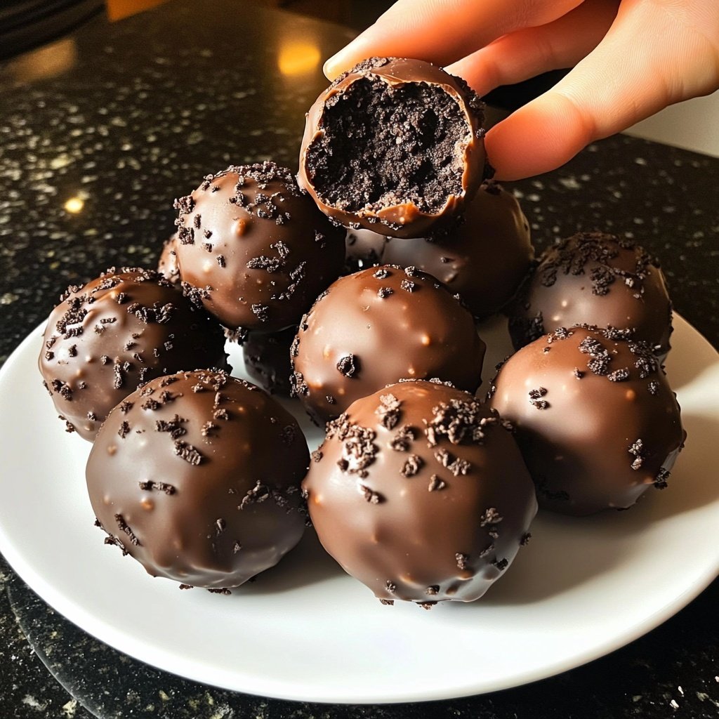 Vegan Oreo Truffle Balls