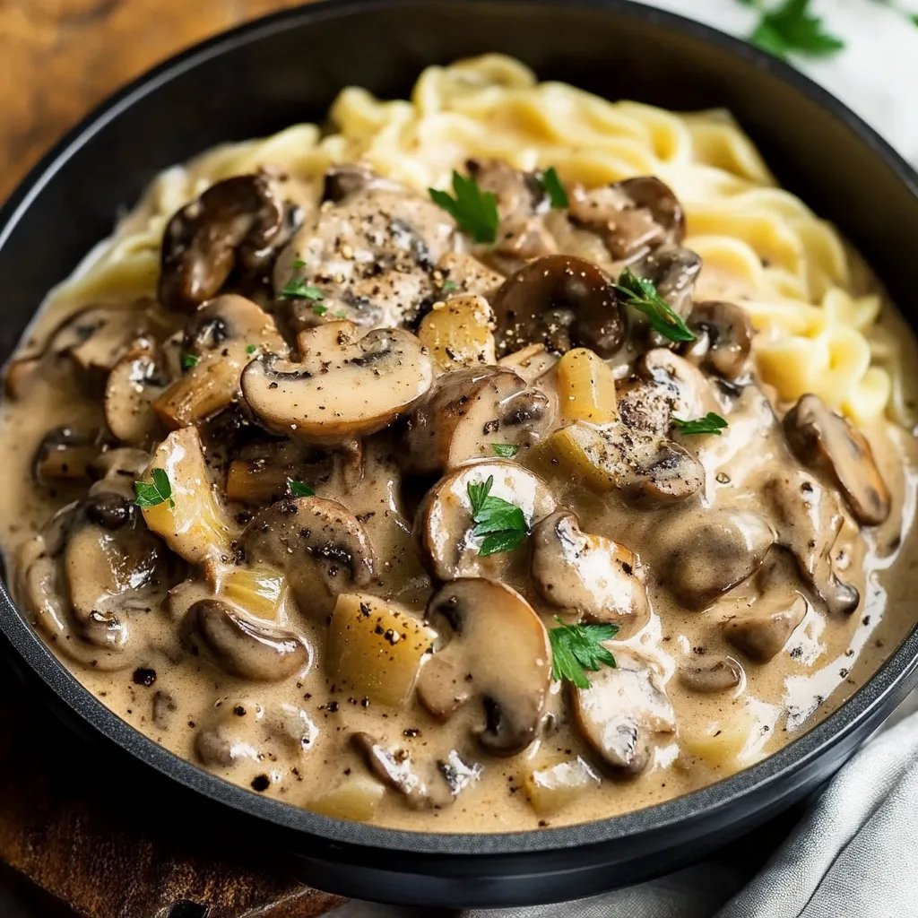 Mushroom Stroganoff