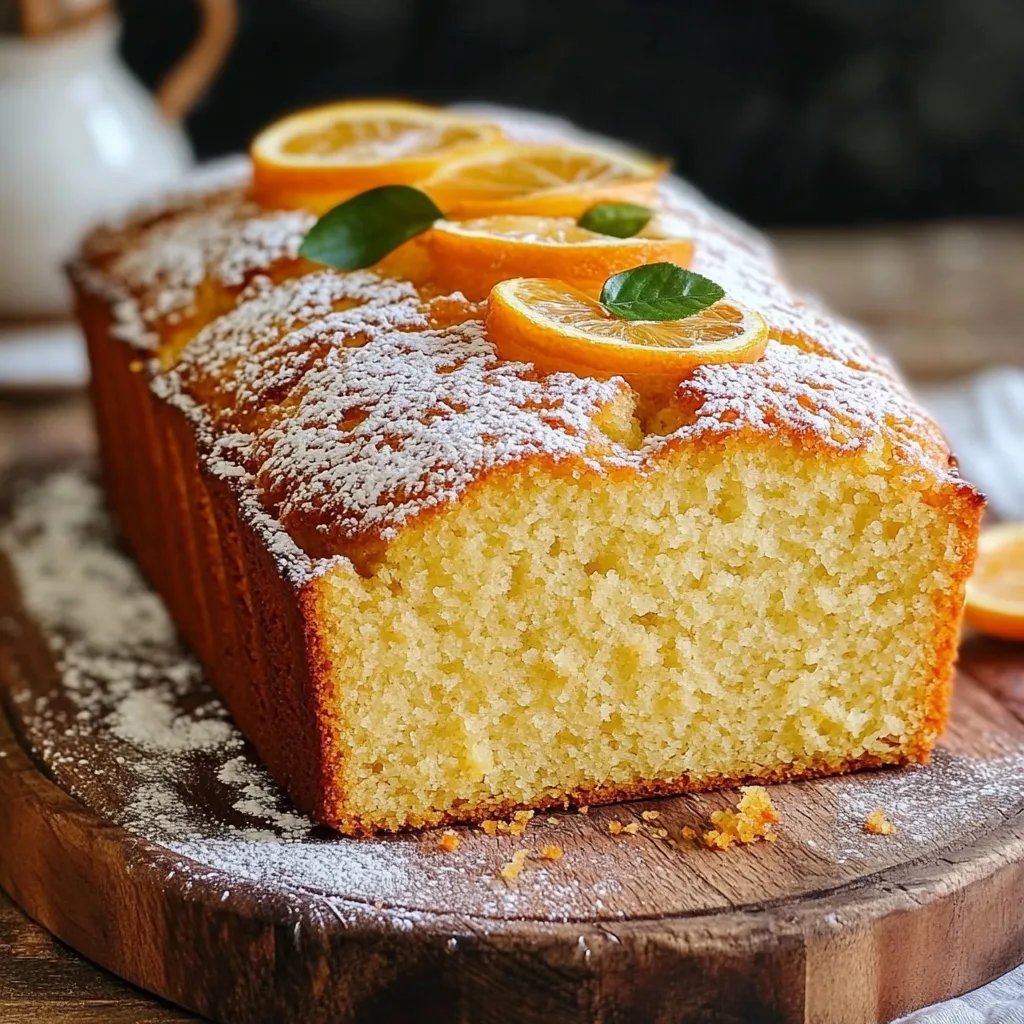 Orange Loaf Cake